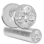 Lot of 10 - 2024 1 oz Silver Lunar Dragon BU Australian Perth Mint