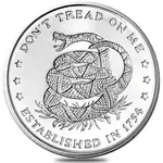 Lot of 100 - 1 oz Don't Tread On Me Silver Round .999 Fine