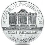 Lot of 100 - 2023 1 oz Austrian Silver Philharmonic Coin BU (5 Roll, Tube of 20)