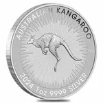 Lot of 100 - 2024 1 oz Australian Silver Kangaroo Perth Mint BU