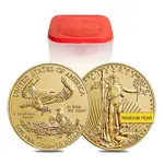 Lot of 2 - 1 oz Gold American Eagle $50 Coin BU (Random Year)