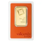Lot of 5 - 1 oz Gold Bar Valcambi Suisse .9999 Fine (In Assay)
