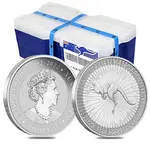 Lot of 5 - 2023 1 oz Australian Silver Kangaroo Perth Mint Coin .9999 Fine BU