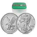 Lot of 5 - 2023 1 oz Silver American Eagle $1 Coin BU