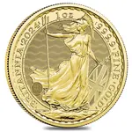 Lot of 5 - 2024 Great Britain 1 oz Gold Britannia Coin BU