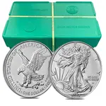 Default Monster Box of 500 - 2025 1 oz Silver American Eagle $1 Coin BU