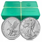 Default Monster Box of 500 - 2025 1 oz Silver American Eagle $1 Coin BU