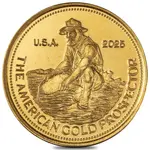 2025 1/10 oz Engelhard Prospector Gold Round .9999 Fine (NEW In TEP)