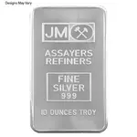 Default New - 10 oz Johnson Matthey (JM) Silver Bar .999 Fine