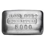 New - 3 oz Engelhard Cast Silver Bar .999 Fine (w/BOX)