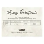 New - 3 oz Engelhard Cast Silver Bar .999 Fine (w/BOX)