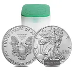 Roll of 20 - 1 oz Silver American Eagle $1 Coin BU (Random Year)