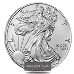 Roll of 20 - 1 oz Silver American Eagle $1 Coin BU (Random Year)