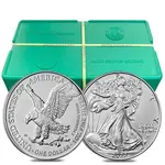 Roll of 20 - 2022 1 oz Silver American Eagle $1 Coin BU (Lot, Tube of 20)