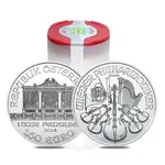 Roll of 20 - 2024 1 oz Austrian Silver Philharmonic Coin BU