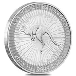 Roll of 25 - 2023 1 oz Australian Silver Kangaroo Perth Mint Coin .9999 Fine BU (Tube, Lot of 25)