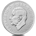 Roll of 25 - 2023 Great Britain 1 oz Silver Britannia King Charles III Coin .999 Fine BU (Lot, Tube of 25)