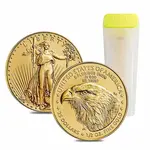 Default Roll of 40 - 2026 1/2 oz Gold American Eagle $25 Coin BU