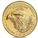 Roll of 40 - 2026 1/2 oz Gold American Eagle $25 Coin BU
