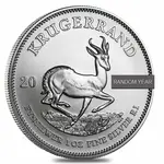 South Africa 1 oz Silver Krugerrand BU (Random Year)