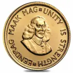 South Africa 2 Rand Gold Coin AU (Random Year)