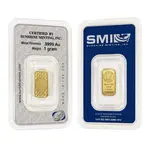 Default Sunshine Mint 1 gram Gold Bar .9999 Fine (In Assay)