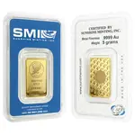 Default Sunshine Mint 5 gram Gold Bar .9999 Fine (In Assay)
