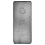 Default Vintage 100 oz Royal Canadian Mint (RCM) Silver Bar .9999 Fine